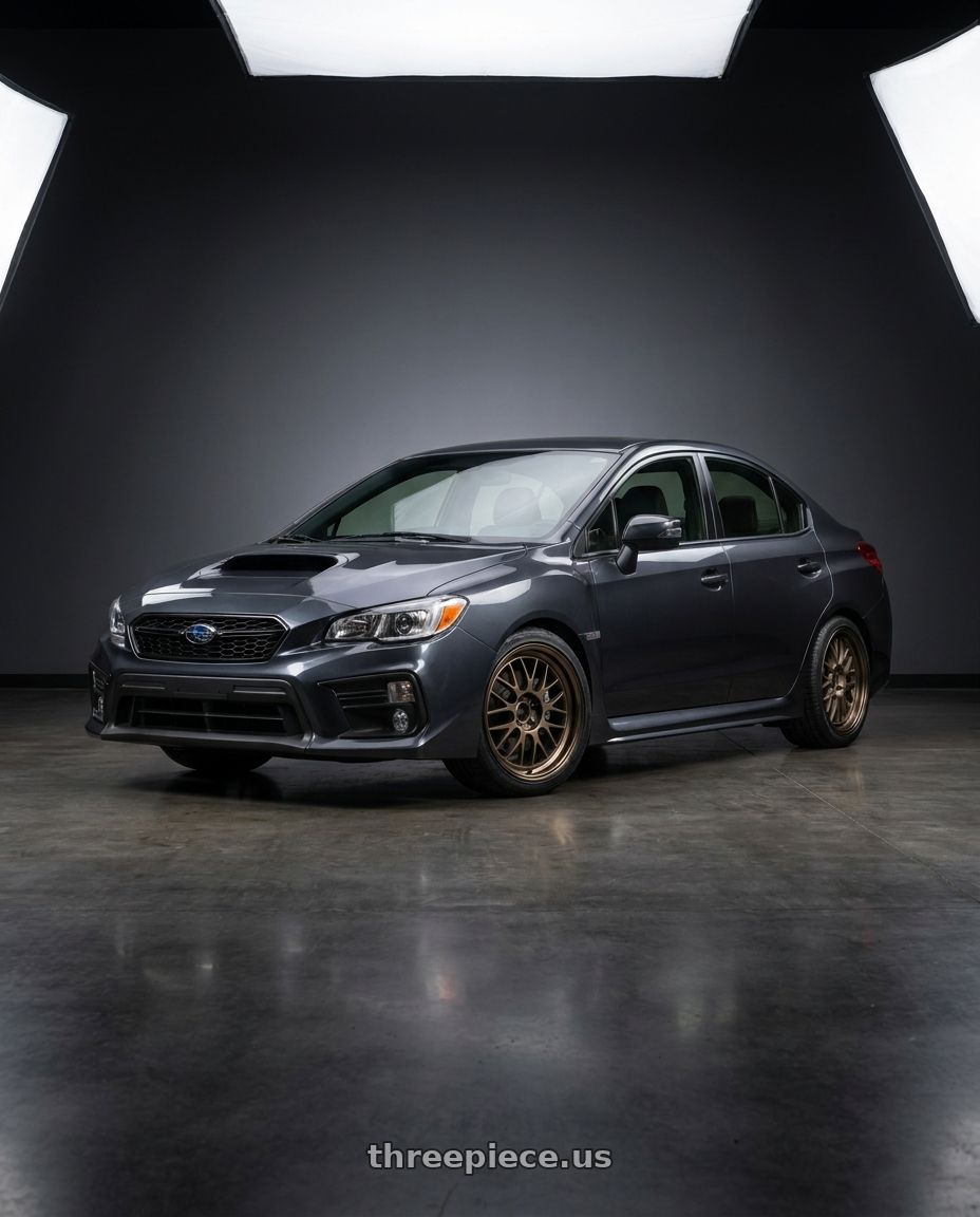 2018 Subaru WRX Limited with Volk Racing 21A 5x114.3 18X9.5+30  Bronze wheels