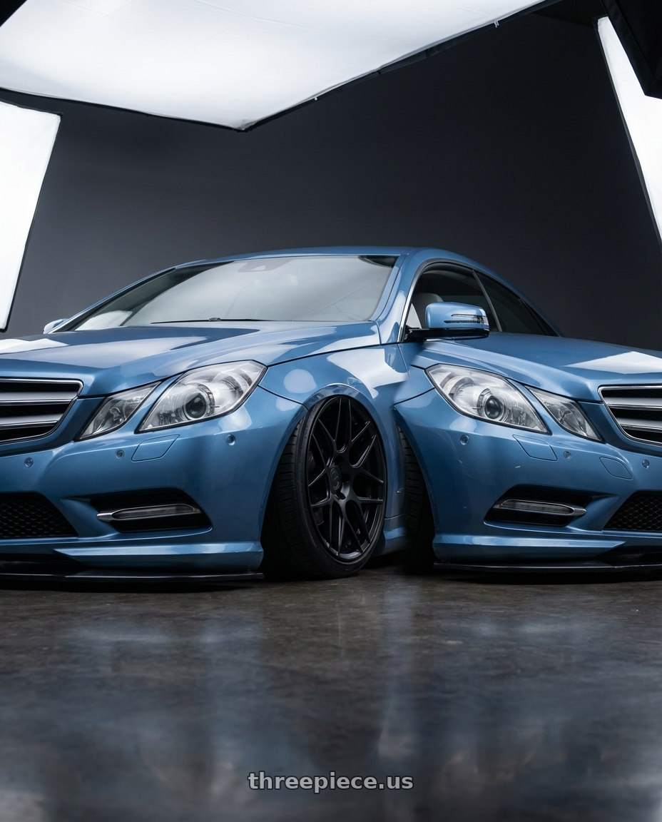 2014 Mercedes-Benz E-Class Coupe C207 with Aodhan AFF2 5x112 20x9+30 Matte Black wheels