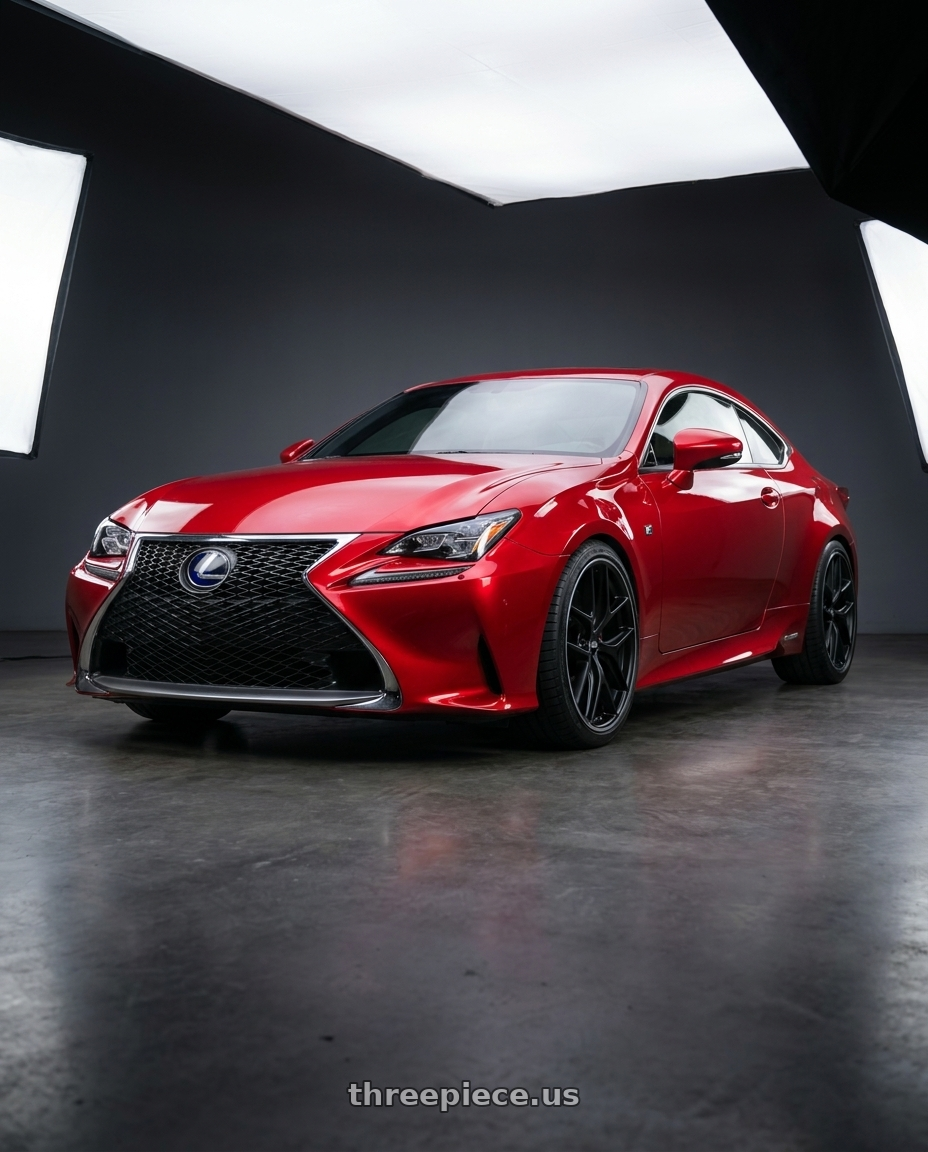 2018 Lexus RC F with BBS CC-R 5x114.3 19x8.5+30 Satin Black wheels