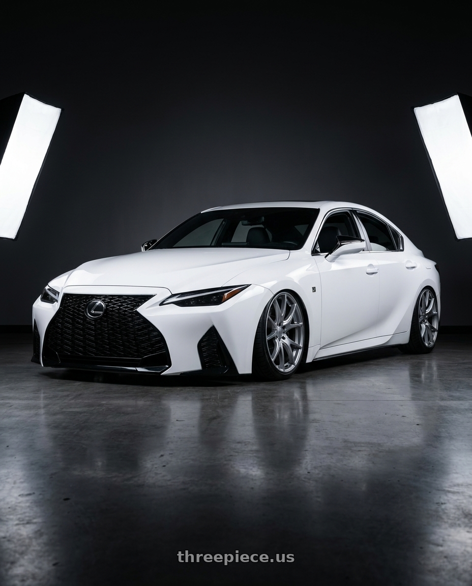 2018 Lexus IS 350 F Sport with Ssr Gtv03 5x114.3 19x8.5+38  GLARE SILVER wheels