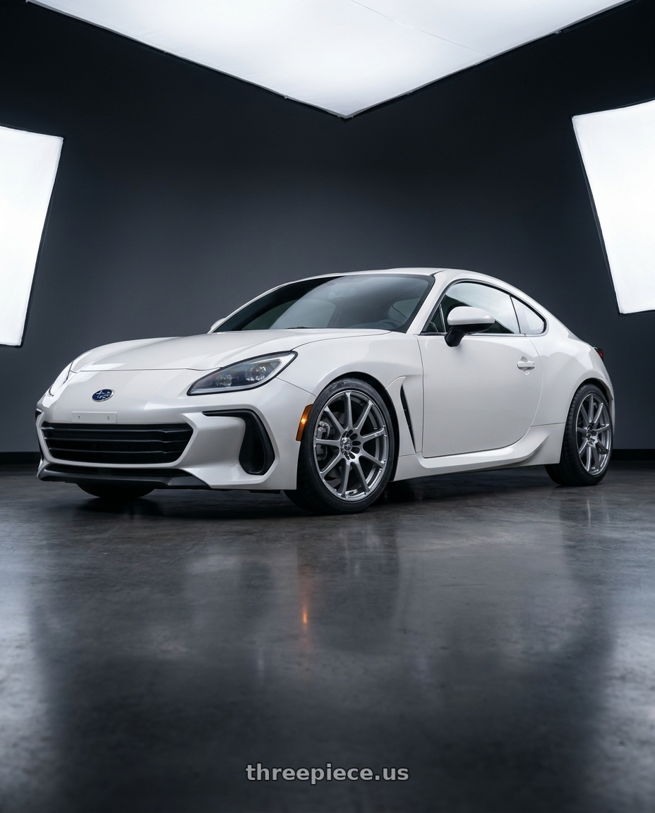 2022 Subaru BRZ Premium with Enkei EDR9 5x100/114.3 17x8+45 Silver wheels