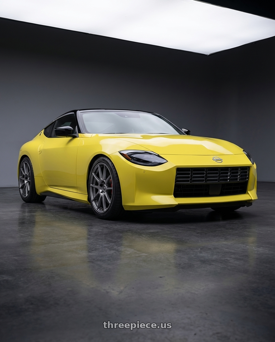 2024 Nissan Z with Ssr Gtv04 5x114.3 19×8.5x8.5+38  METALLIC GRAY wheels