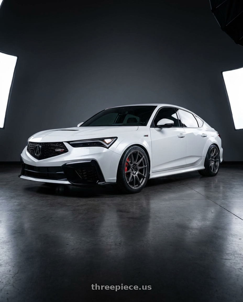 2024 Acura Integra Type S with Ssr Gtx01 5x120 19x9.5+38  DARK SILVER wheels