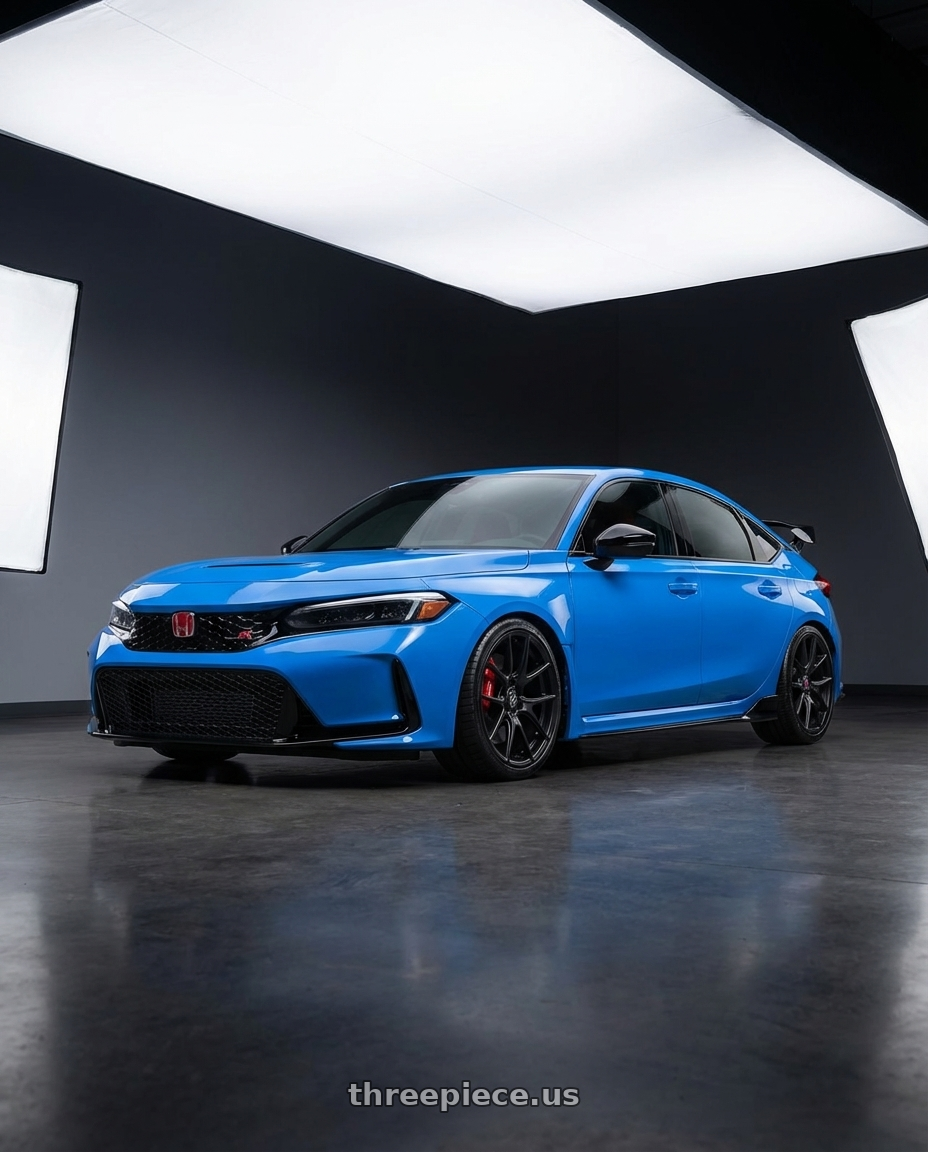 2024 Honda Civic Type R with Forgestar CF5V 5x120 19x9 +38 Satin Black wheels