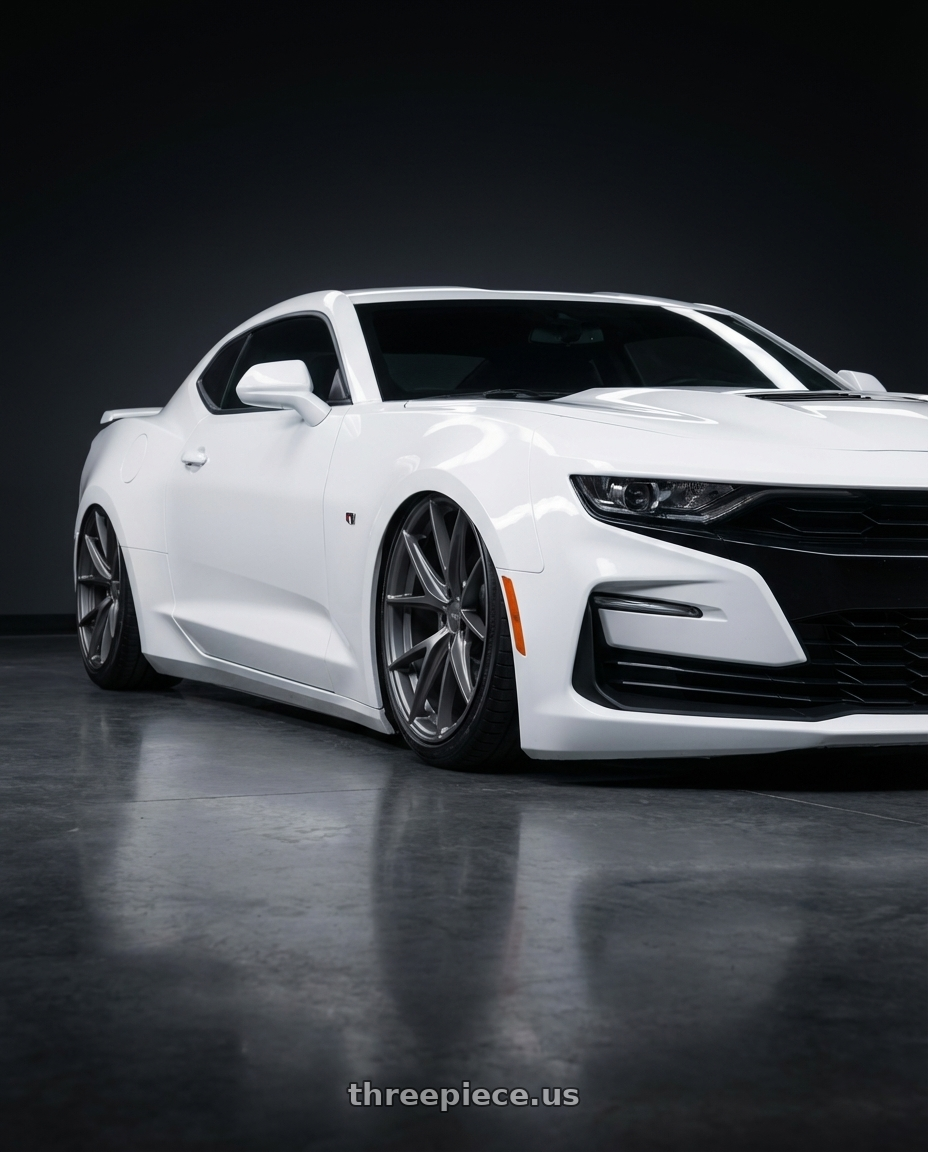 2022 Chevrolet Camaro with Niche 1PC M116 MISANO 5X120 20X10.5 +35 MATTE GUN METAL wheels