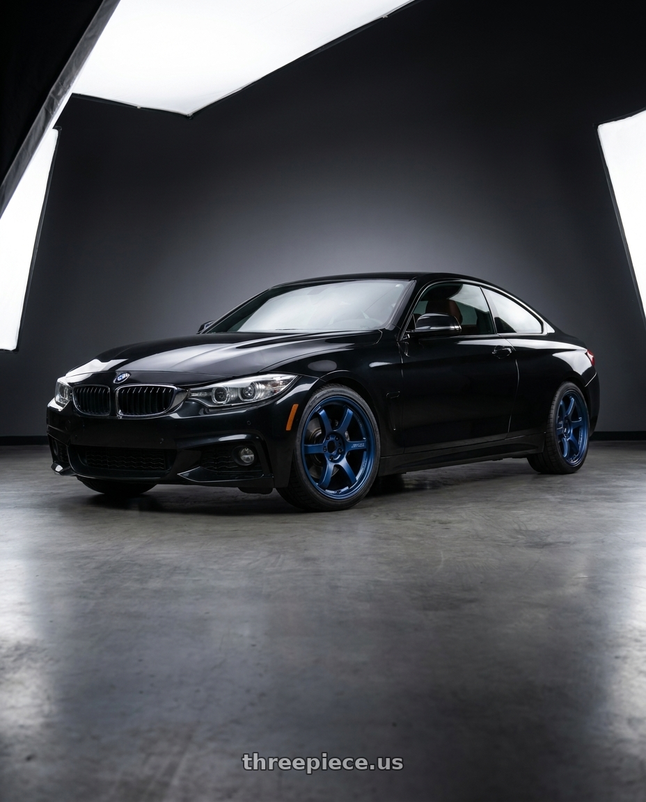 2020 BMW 440i XDRIVE  with Gram Lights 57DR 5x120 19x9.5+25 Sputter Blue wheels