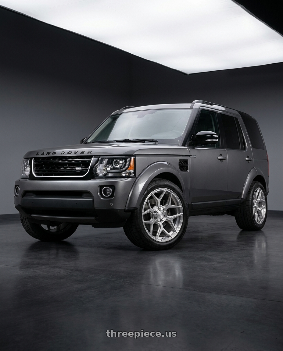 2019 Land Rover LR4 with 4PLAY 4P06 8x180 20x9+0 Brushed wheels