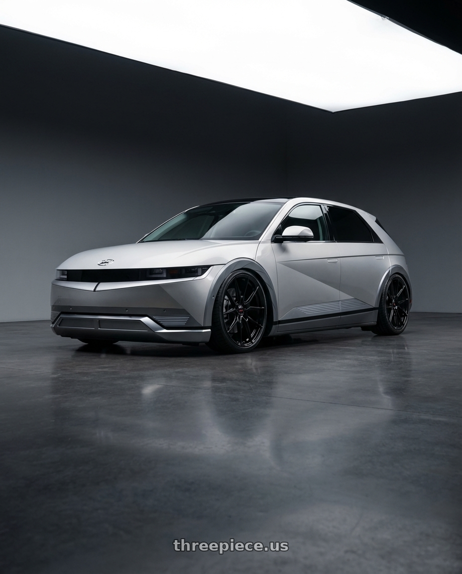 2024 Hyundai Ioniq 5 N with Vossen x Novitec NF10 21x9.5in - 5x114.3 BP - ET28 - Gloss Black Ferrari SF90 Front Wheel - F-AFP-47-F01-C25 wheels