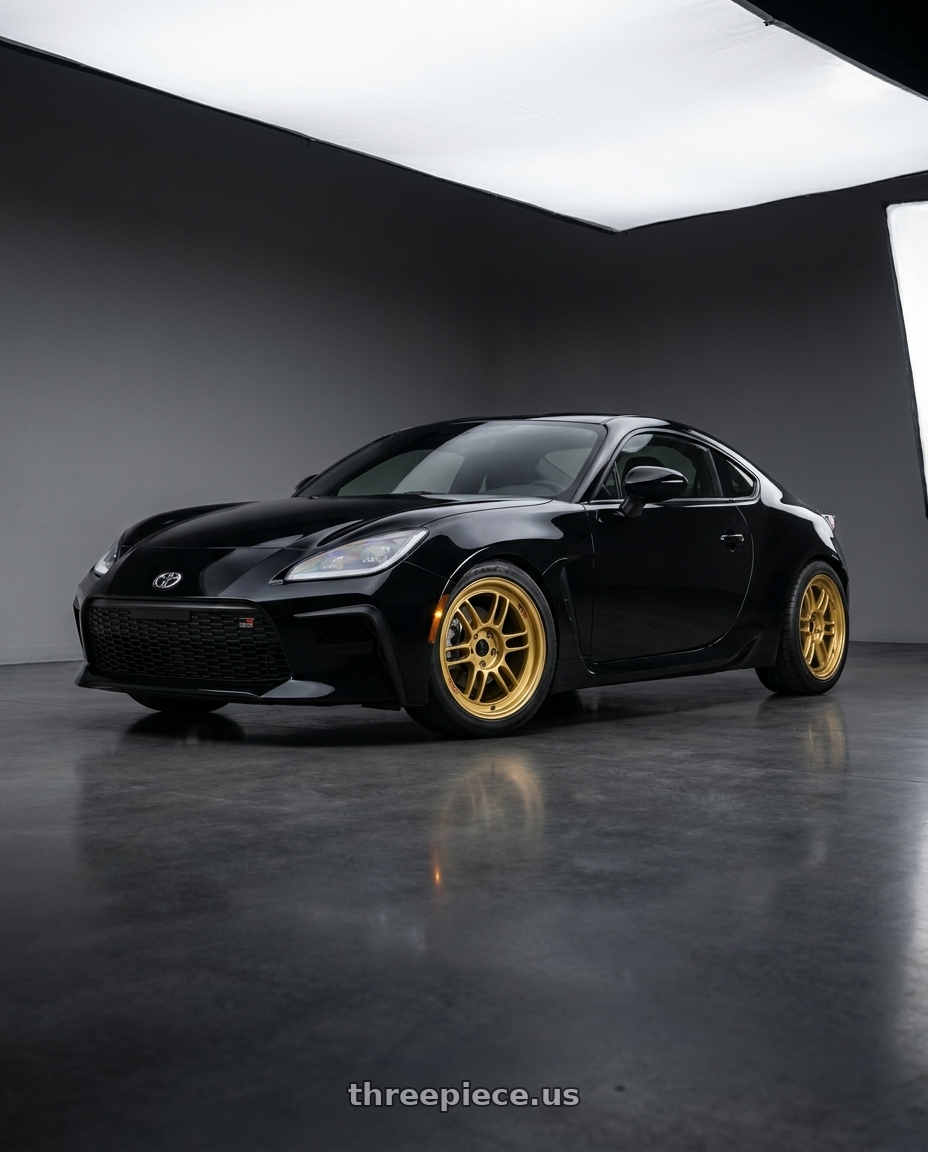 2022 Toyota GR86 Premium with Enkei RPF1 5x100 17x9+45 Gold wheels