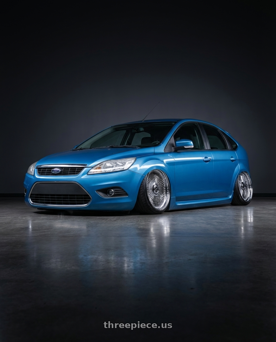 Ford Focus 2009 Zetec S  with Amani AMA-603 5x120/5x127 26x10 +5 Chrome wheels