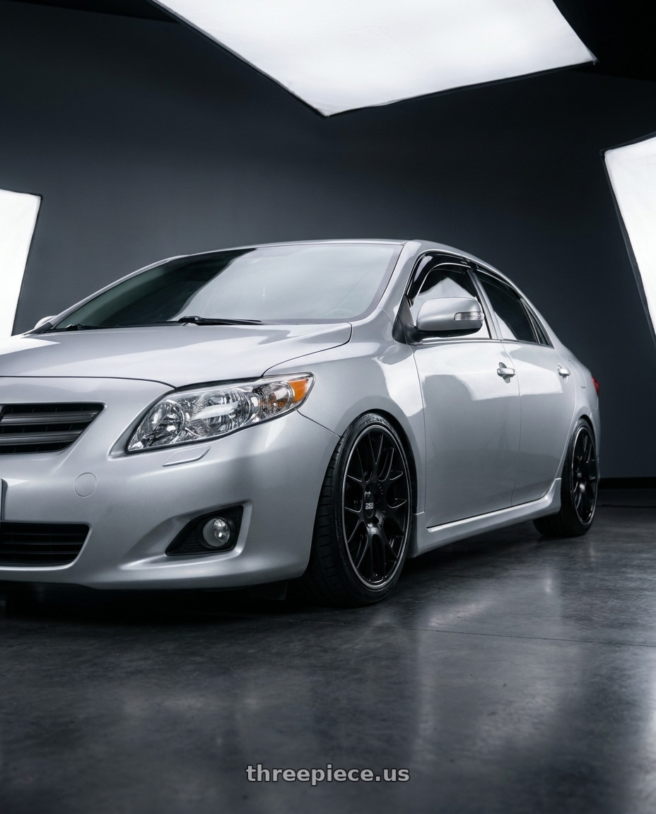 2010 toyota altis with BBS CH-R 5x130 19x8.5 +51 Satin Black Polished Rim Protector wheels