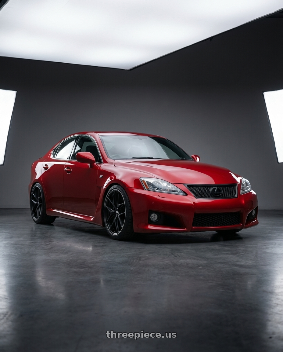 2012 Lexus IS-F with BBS CC-R 5x114.3 19x8.5+30 Satin Black wheels