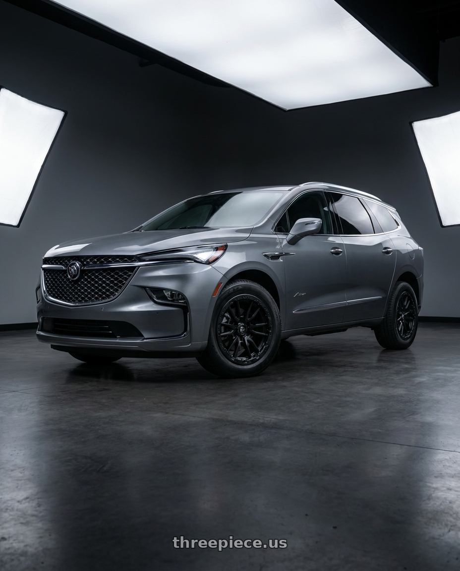 2023 Buick enclave with Fuel 1PC D679 REBEL 6X120 18X9 +20 MATTE BLACK wheels