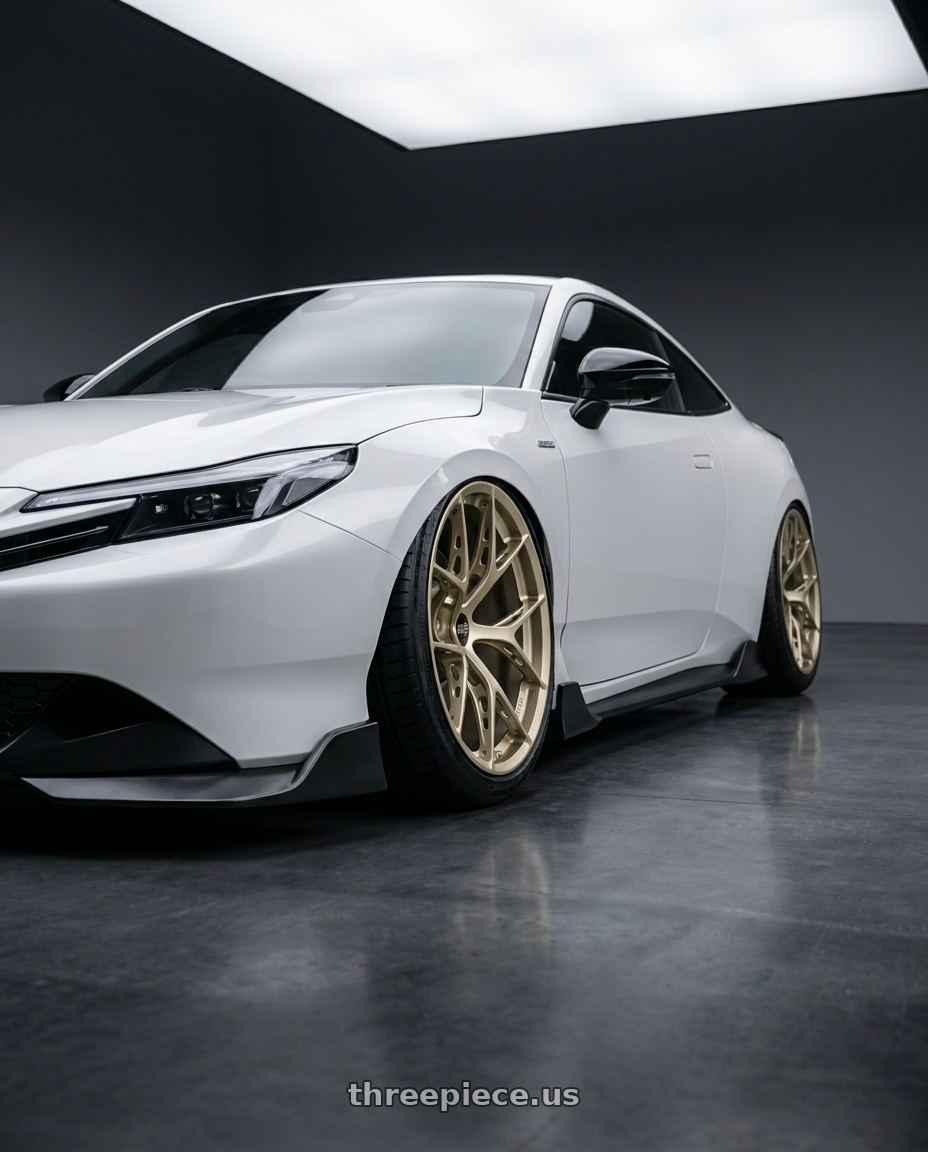 2026 honda prelude with BBS FI-R Evo 5x112 19x9.5+15 White Gold wheels