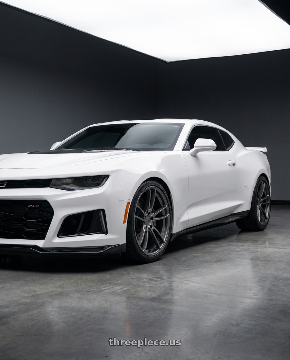 2021 Chevrolet Camaro SS with American Racing AR941 MACH FIVE 5X120 20X10 +22 GRAPHITE wheels