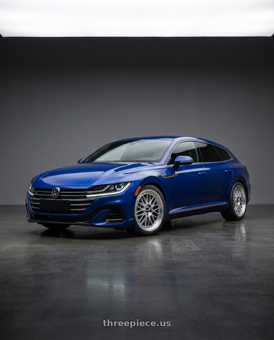 2023 VW Arteon with BBS LM 5x112 19x8.5+48 Diamond Silver wheels