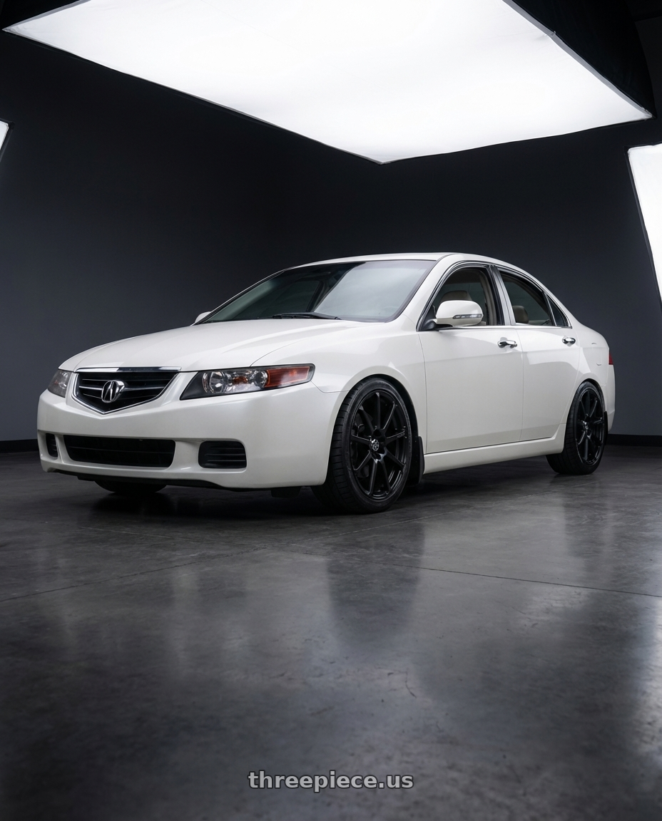 2005 Acura tsx with Enkei EDR9 5x100/114.3 17x8+38 Matte Black wheels