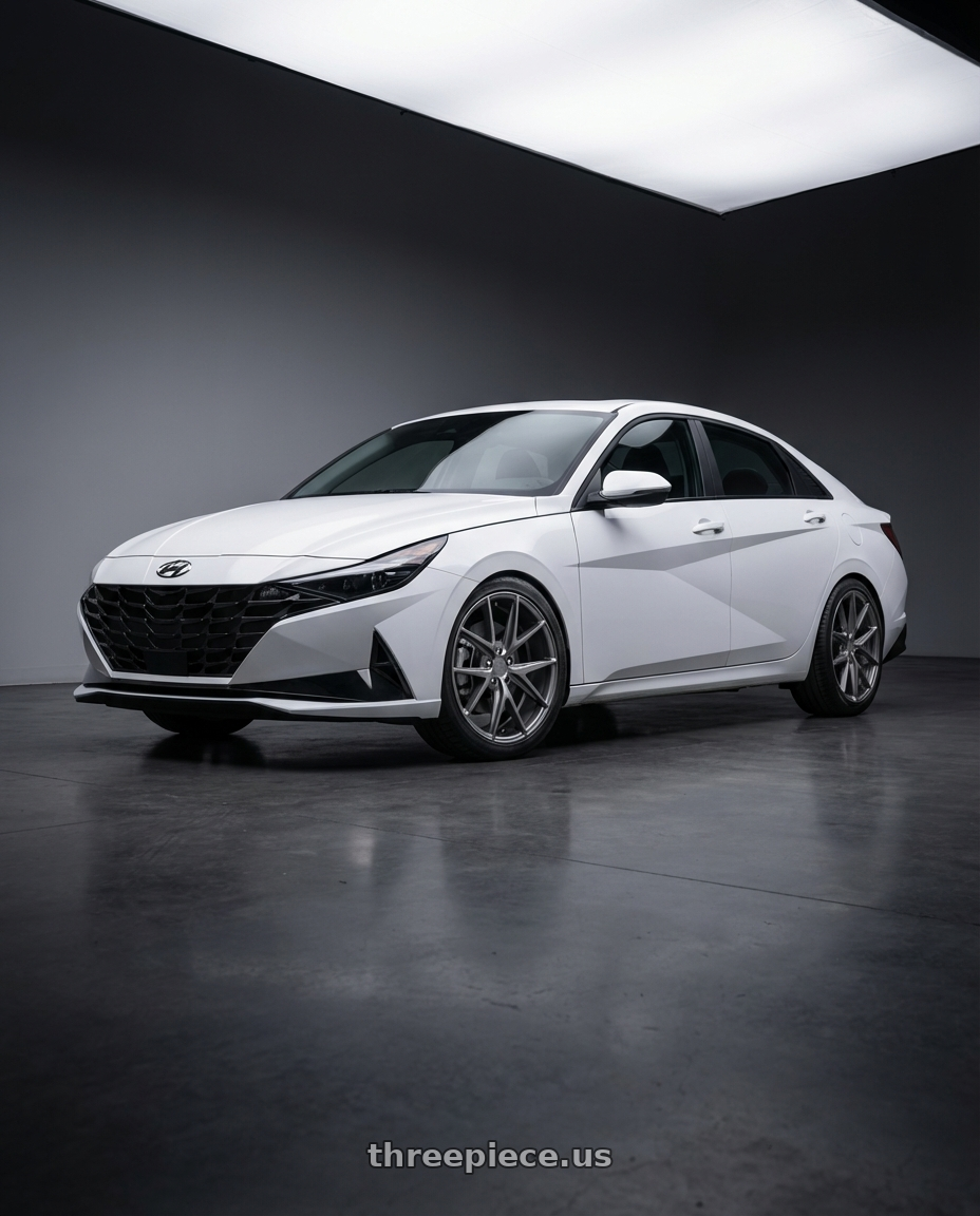 2024 Hyundai Elantra N with Niche 1PC M116 MISANO 5X114.3 19X8.5 +45 MATTE GUN METAL wheels