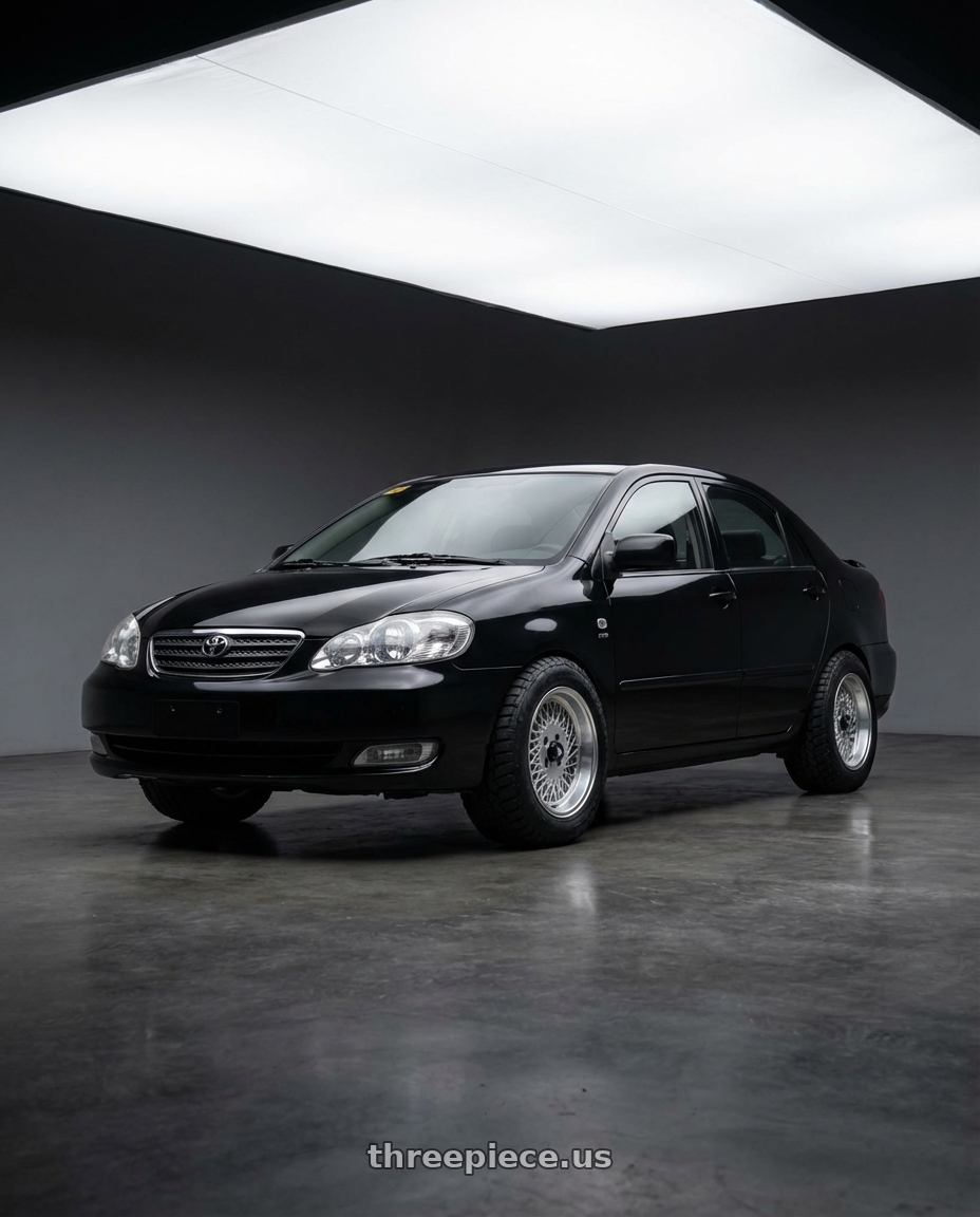 2006 Toyota Corolla Altis with Enkei Enkei92 Classic Line 4x100 15x7+38 Silver wheels