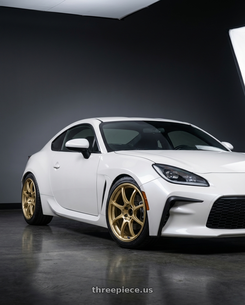 2016 Scion FR-S with Advan RCIII 5x100 17x7.5+48 Gold wheels