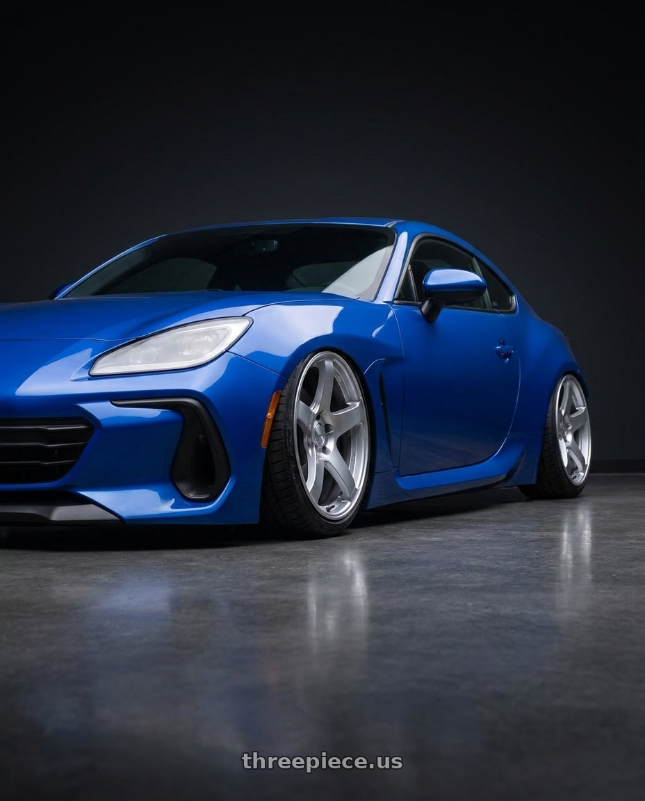 2024 Subaru BRZ with Ssr Gtv01 5x114.3 18x10.5+15  GLARE SILVER wheels