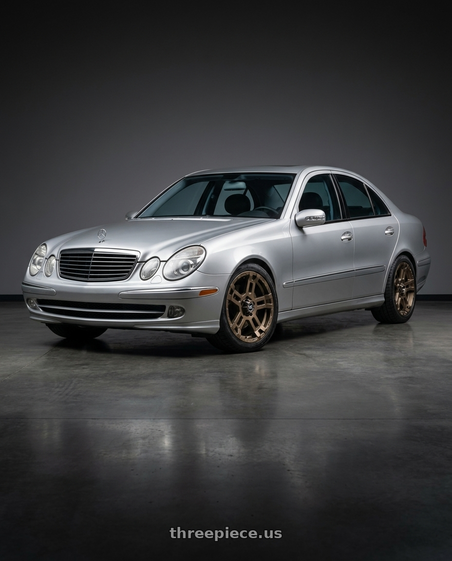 2004 Mb W211 with Enkei Commander 5x127 18x8.5+20 Bronze wheels