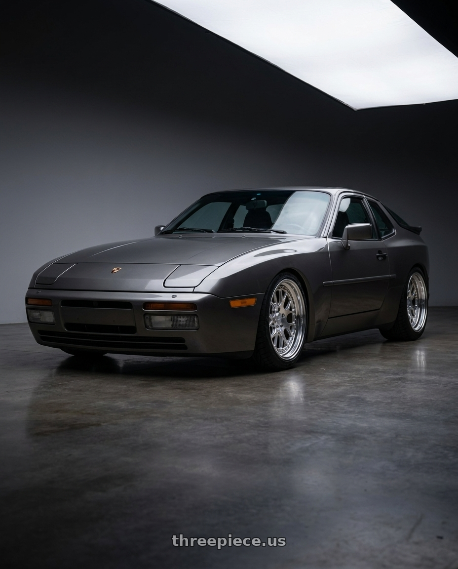 1986 Porsche 944 turbo with CCW CZ14 5x130 17x9 +12 Polished wheels
