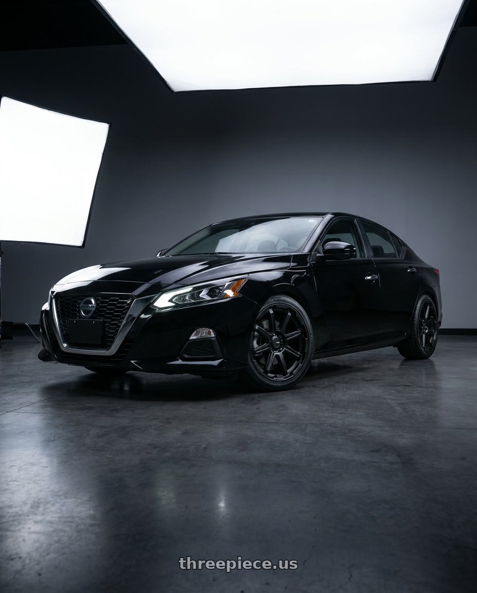 2021 Nissan Altima SV with Enkei Adventurer 5x114.3 18x8+35 Matte Black wheels