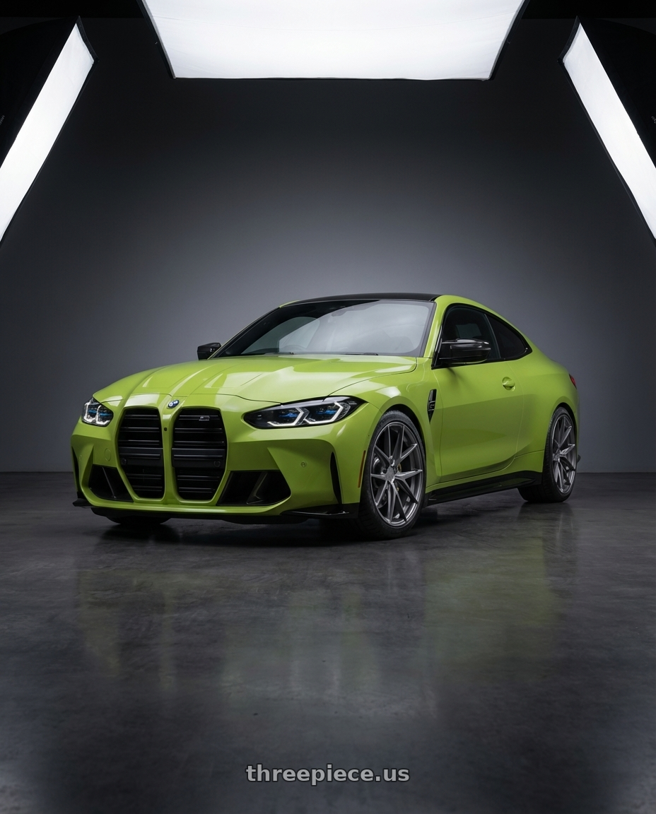 2024 BMW M4 G82 with Niche 1PC M116 MISANO 5X112 19X9.5 +38 MATTE GUN METAL wheels