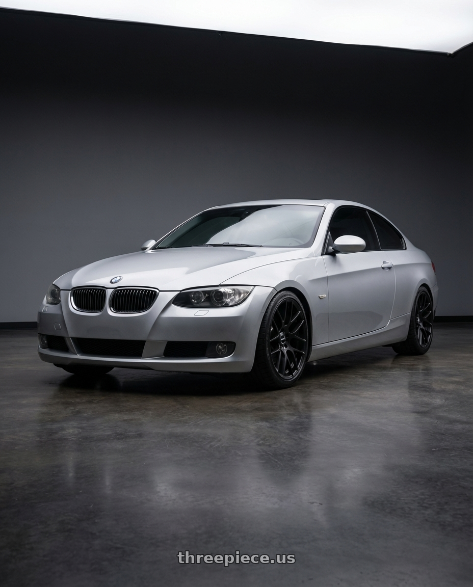 2012 BMW 3 Series E92 with Avant Garde Wheels M359 5X120 18x9.5 +33 Matte Black wheels