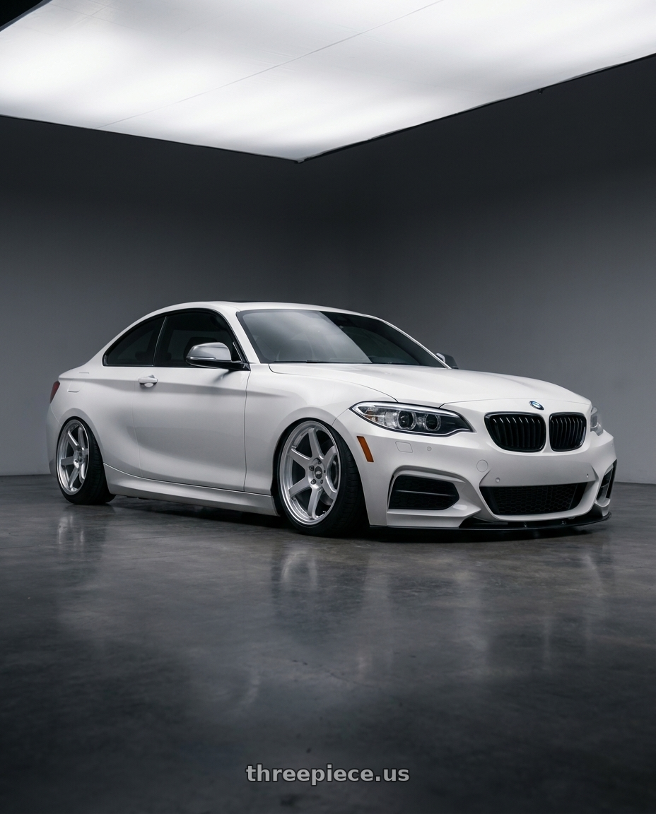 2018 BMW 2 Series F22 with ESR Wheels APEX SERIES AP6 5x120 19x9.5 +35 Hyper Silver wheels