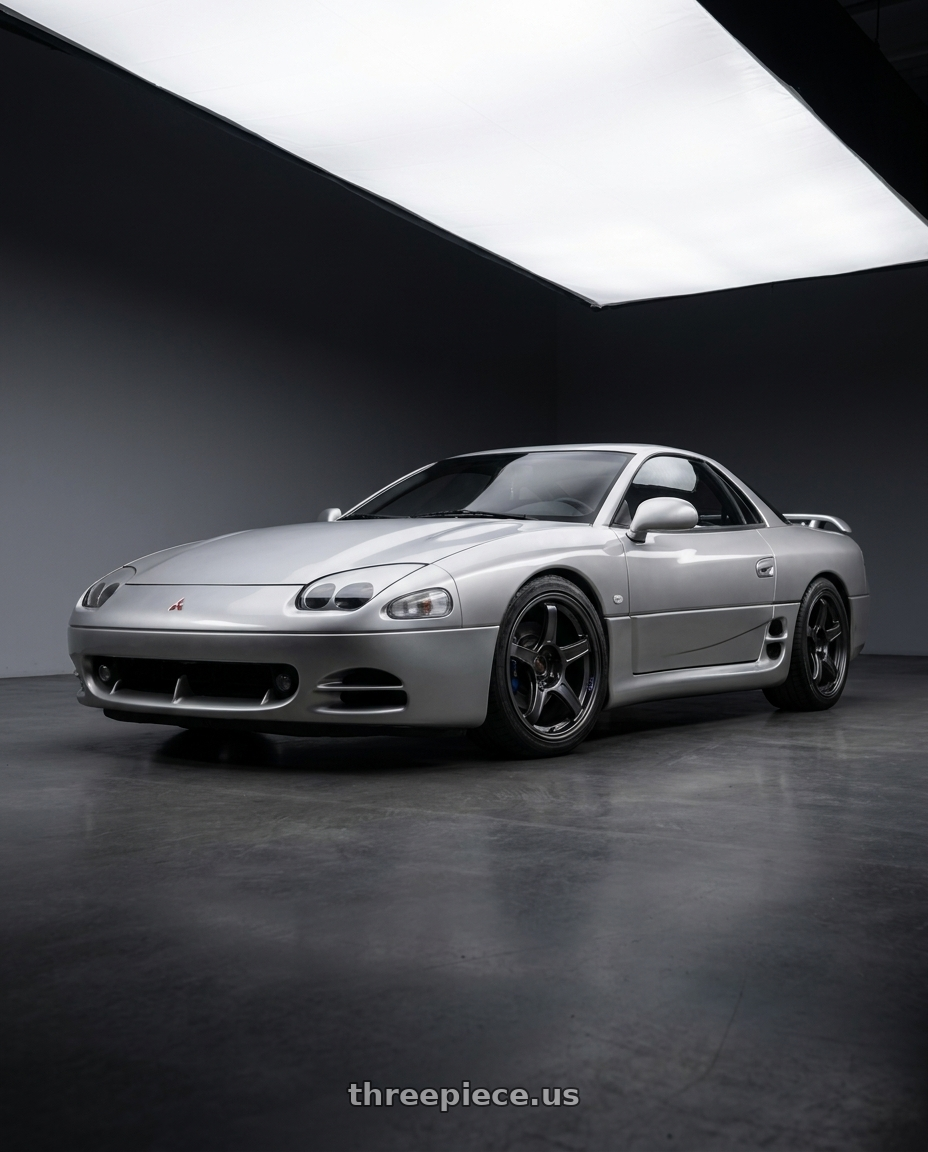 1994 Mitsubishi GTO with Ssr Gtx03 5x114.3 18x8.5+45  BLACK GRAPHITE wheels