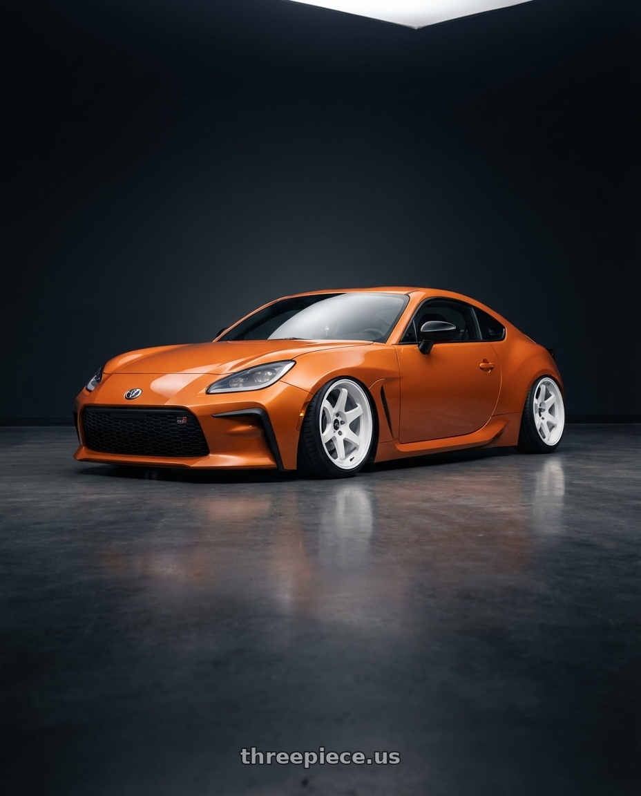 2023 gr86 10th anniversary  with MST Wheels DELTA 5x114.3 18x9.5 +38 Alabaster White wheels