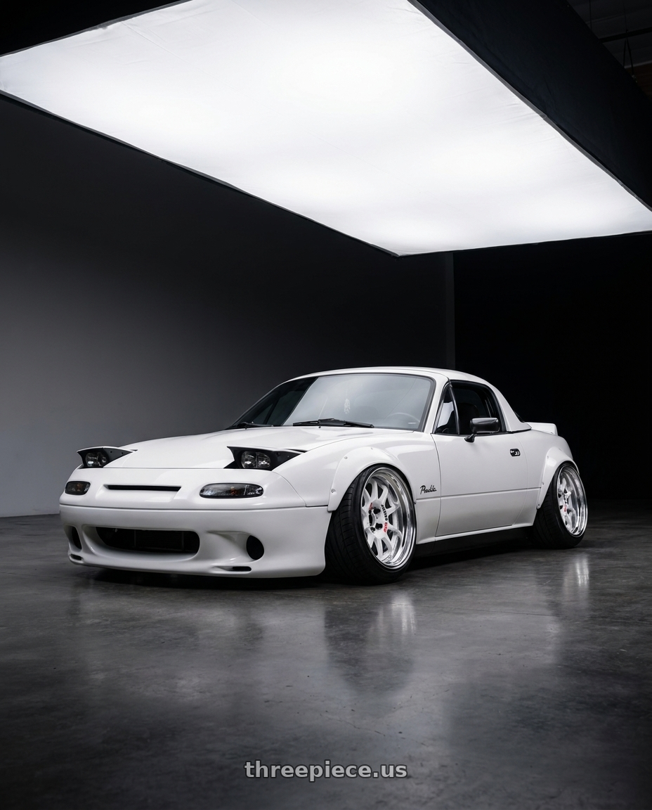 1993 Mazda Miata with Work Emotion Rs11 2p wheels
