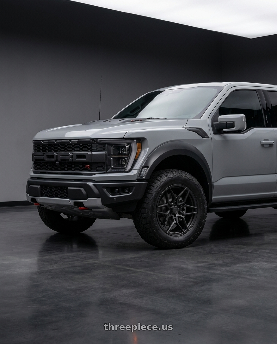 2023 Ford F150 Raptor with Rohana RFV2 6x135 20x9.5+0 Matte Black wheels