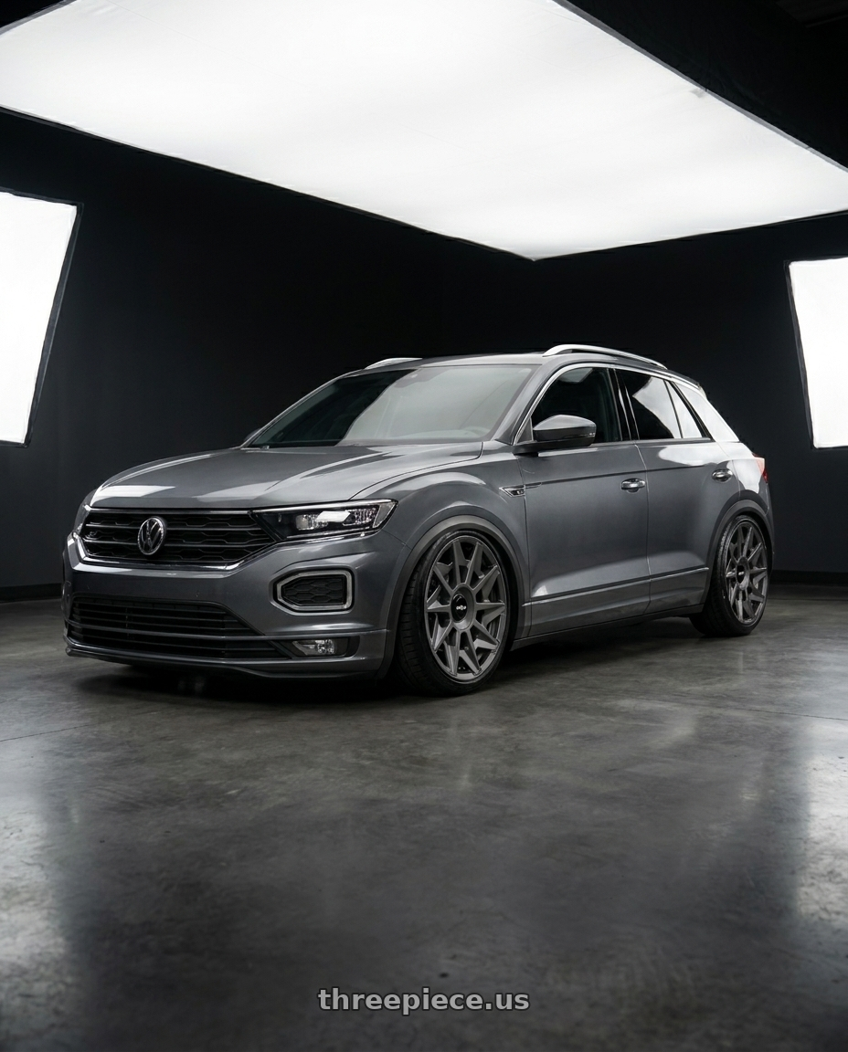 2021 Troc 330 Rline with Rotiform 1PC R128 CVT 5X112/5X120 19X8.5 +35 MATTE ANTHRACITE wheels