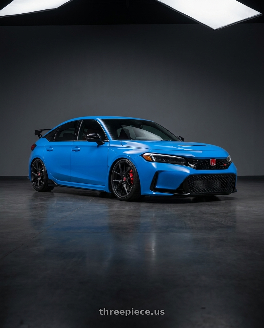 2024 Honda Civic Type R with Forgestar CF5V 5x120 19x9 +38 Satin Black wheels