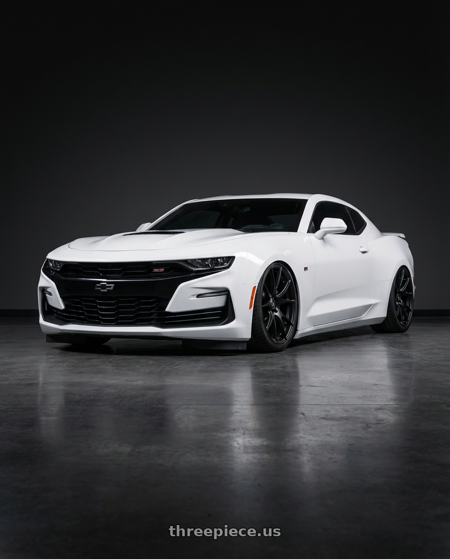 2022 Chevrolet Camaro with Forgestar CF5V 5x120 20x9 +38 Satin Black wheels