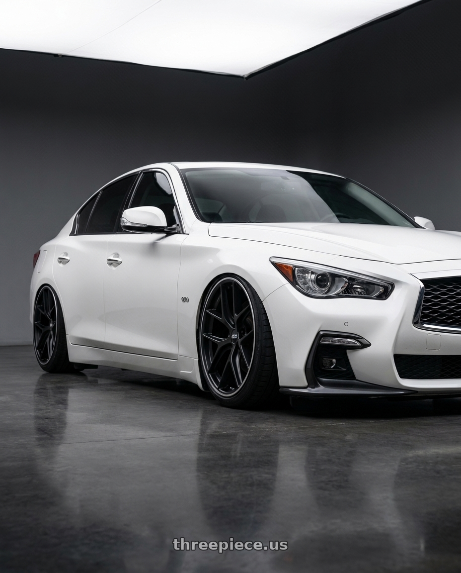 2020 Infiniti Q50 with BBS CC-R 5x114.3 19x8.5+30 Satin Black wheels