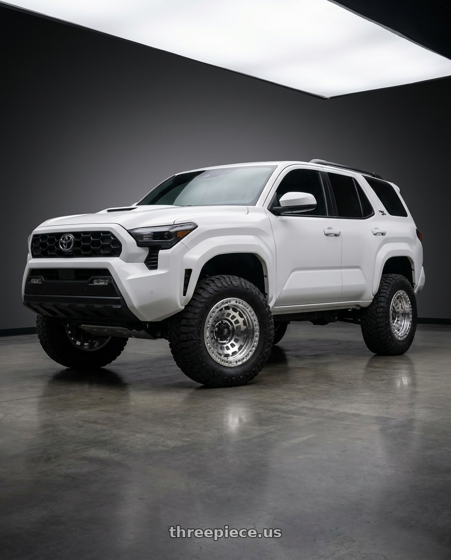 2022 Toyota 4Runner with Fuel 1PC D102 ZEPHYR BEADLOCK 6X139.7 17X9 -15 GLOSS MACHINED wheels