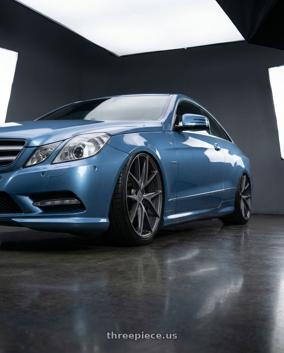 2014 Mercedes-Benz E-Class Coupe C207 with Niche 1PC M116 MISANO 5X112 20X9 +38 MATTE GUN METAL wheels