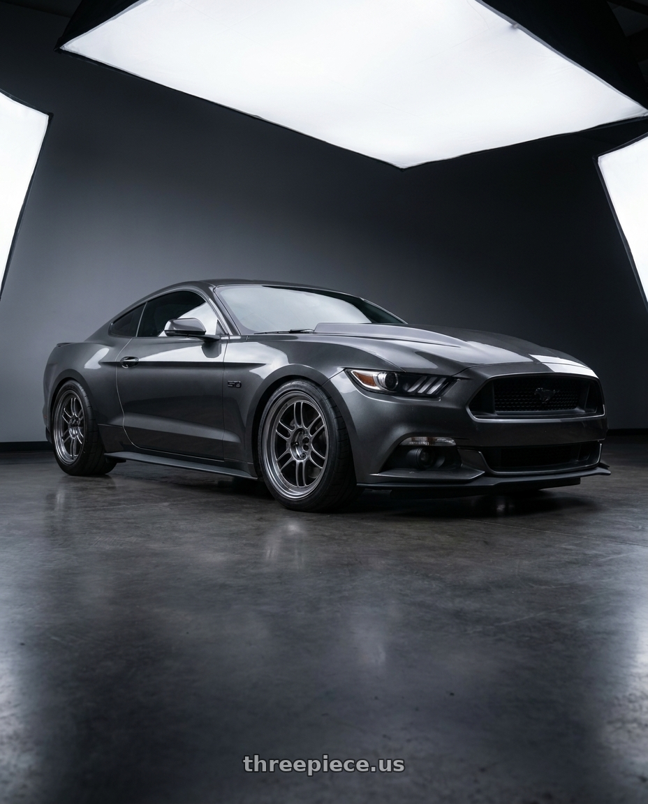 2016 ford mustang  with Enkei RPF1 5x114.3 18x10.5+15 SBC wheels