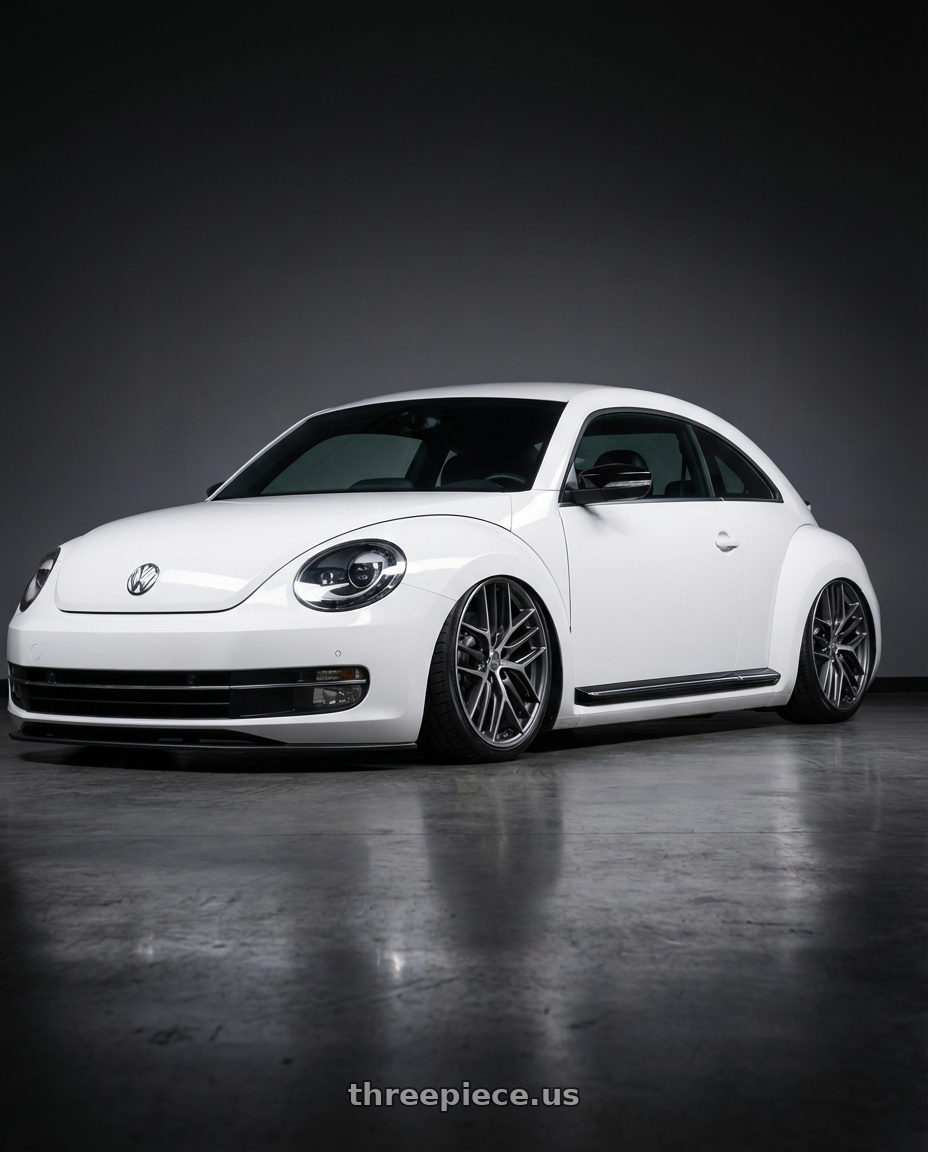 2016 Volkswagen Beetle Turbo with BBS CC-R 5x112 19x9.0+42 Graphite w/ Diamond Cut Face wheels