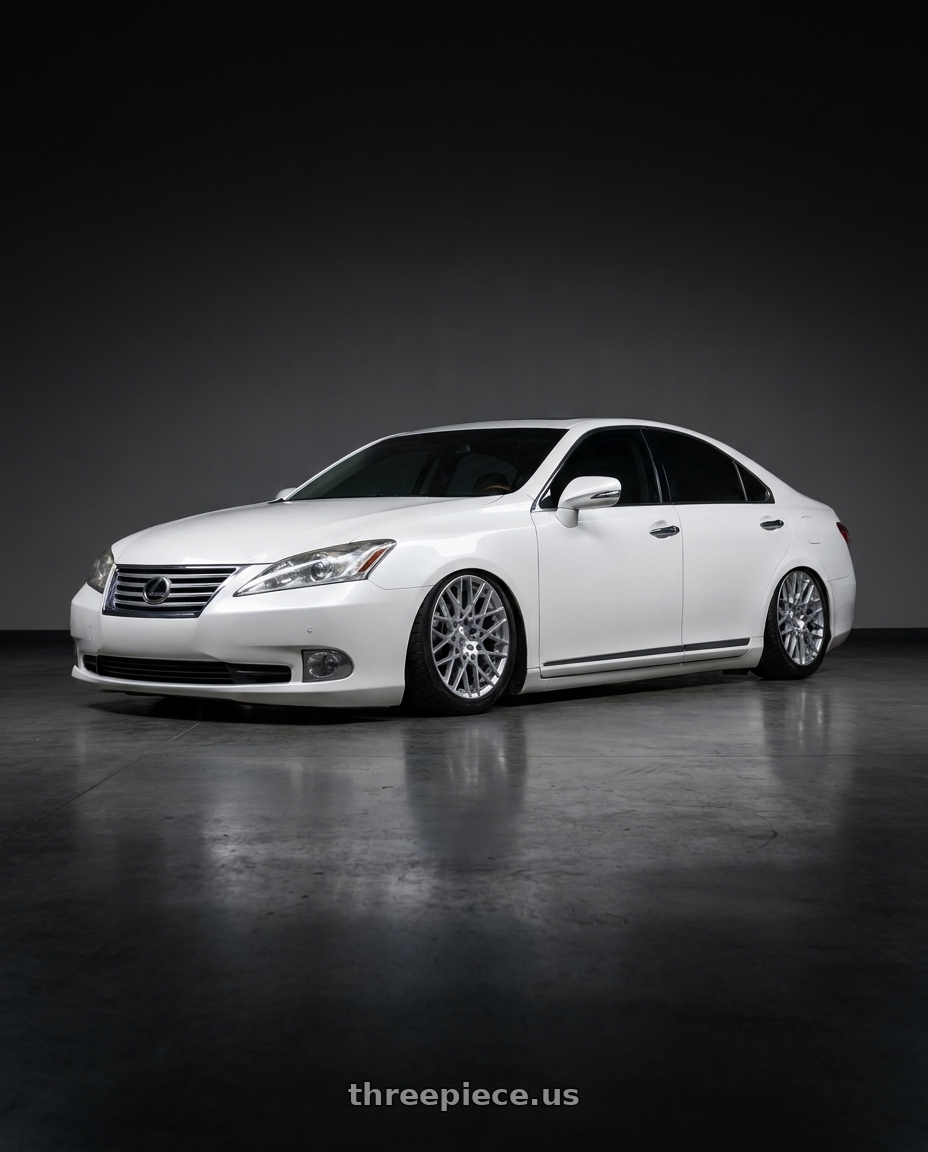 2012 Lexus es350 with Vision Street-Designs 474 Recoil 5x114.3 17x8+38 Hyper Silver wheels