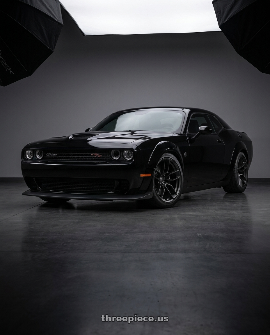 2021 Dodge Challenger SXT with MRR M392 5x115 20x9.5  +12 Matte Black fit Charger Challenger wheels