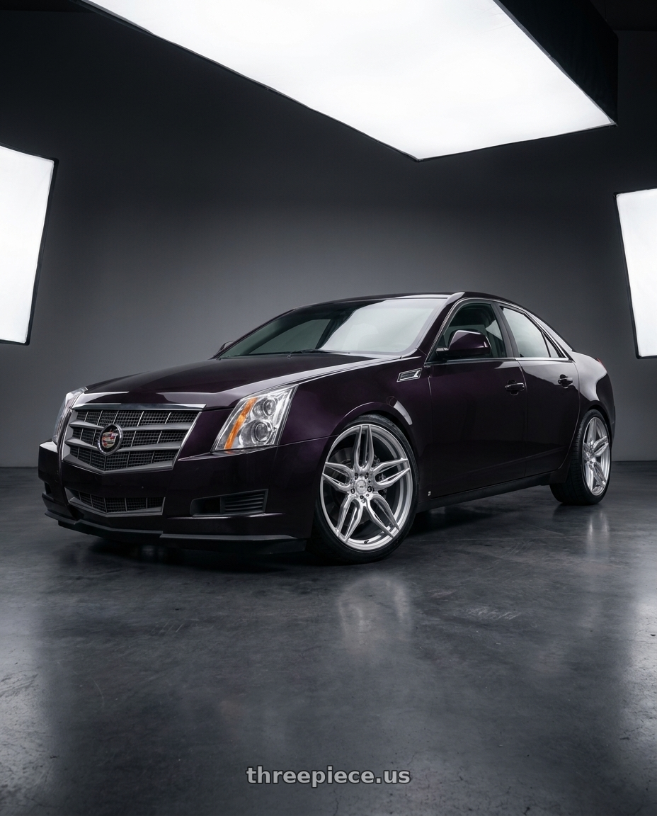 2008 Cadillac CTS with ADV.1 ADV005 5x120 20x9 +28 Platinum wheels