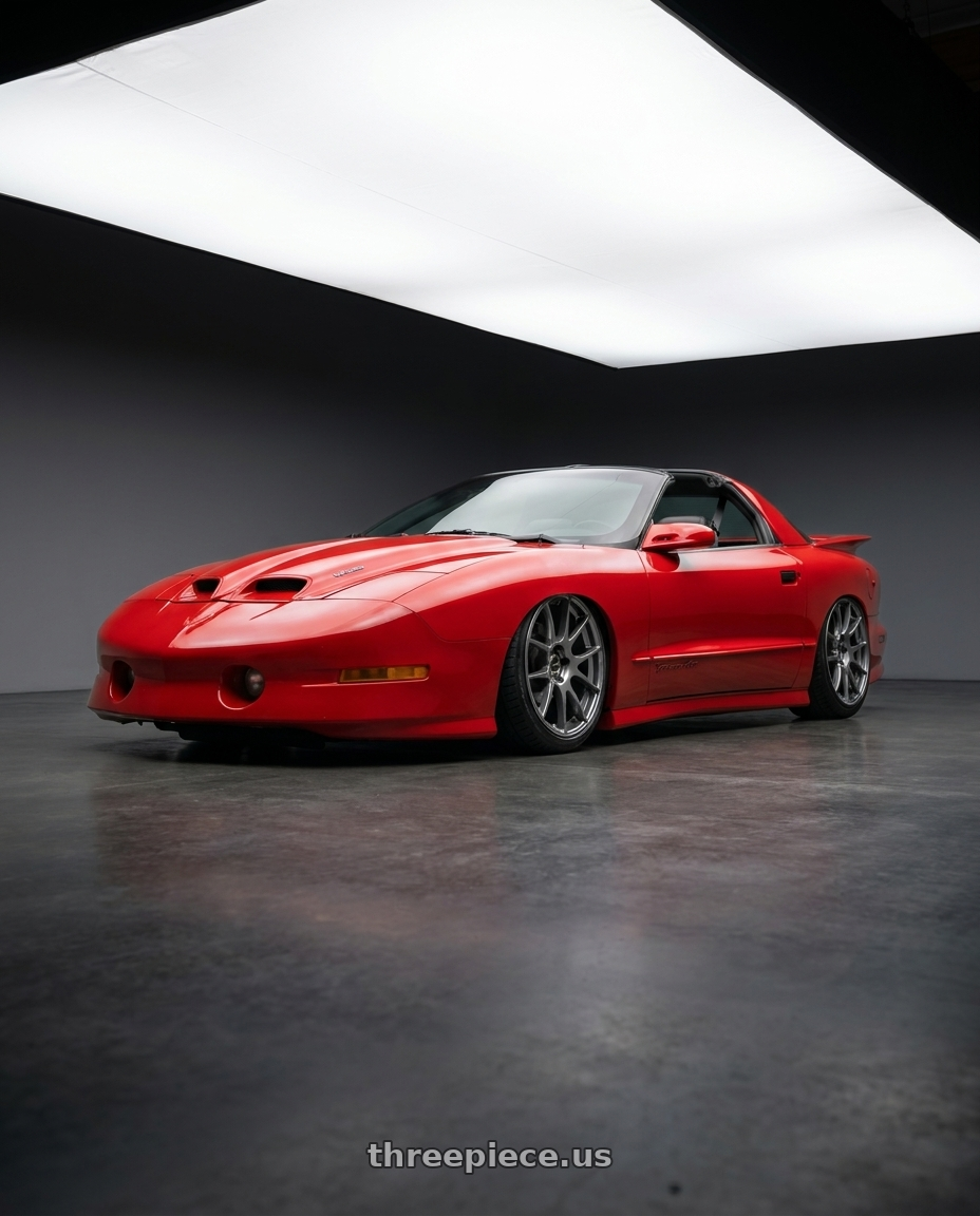 1997 Trans Am with Ssr Gtv04 5x114.3 19×8.5x8.5+38  METALLIC GRAY wheels