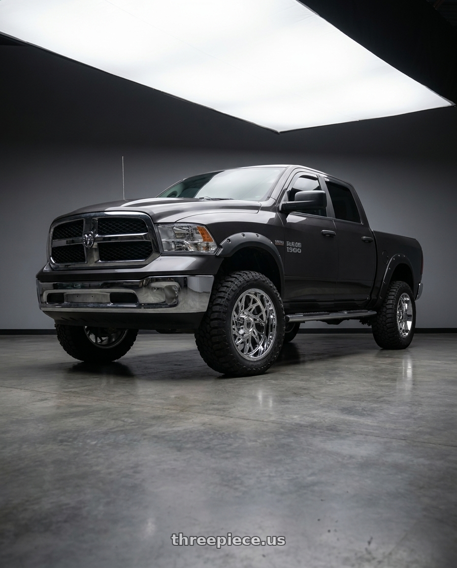 2018 ram 1500 tradesman  with American Truxx Destiny AT1913 5x139.7 20x10-24 Chrome wheels
