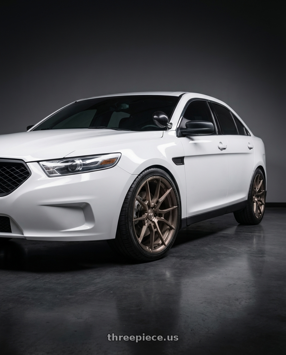 2015 Ford Taurus  with Niche Mono T111 KANAN 5X120 20X11.5 +52 BRUSHED CANDY SMOKE wheels