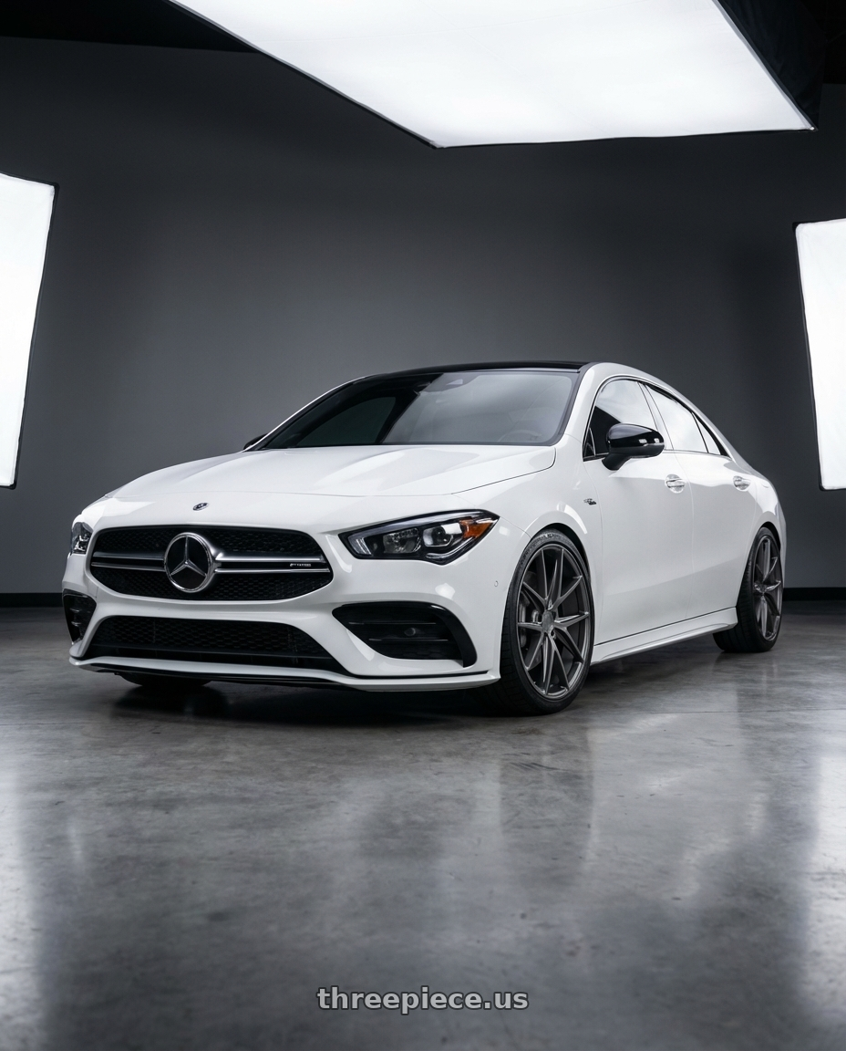 2023 Mercedes-Benz CLA C118 with Niche 1PC M116 MISANO 5X112 19X8.5 +42 MATTE GUN METAL wheels